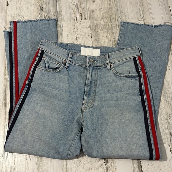 Mother The Insider Crip Step Fray Size 26.  Thanks, Again Racer Color - Picture 4 of 12